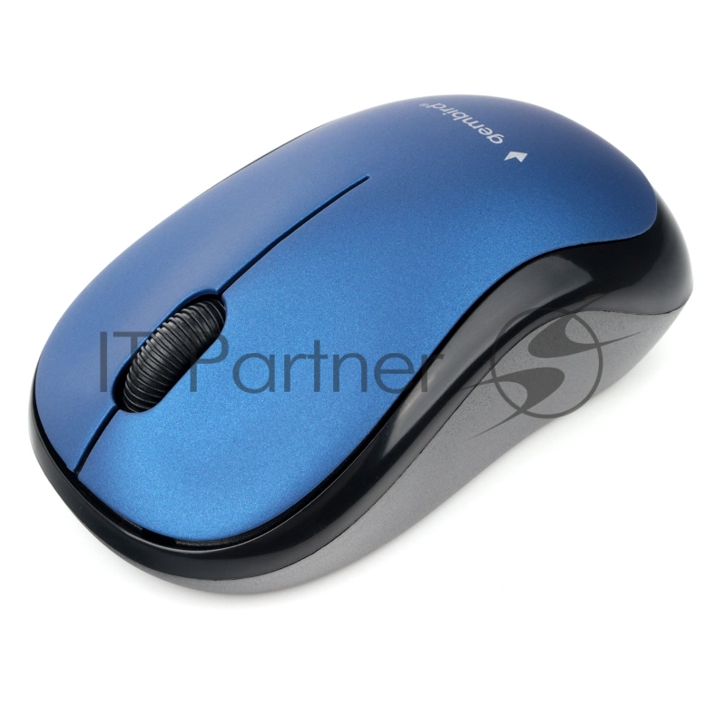 Мышь беспров. Gembird MUSW-265, 2.4ГГц, синий, 3 кнопки,1000DPI