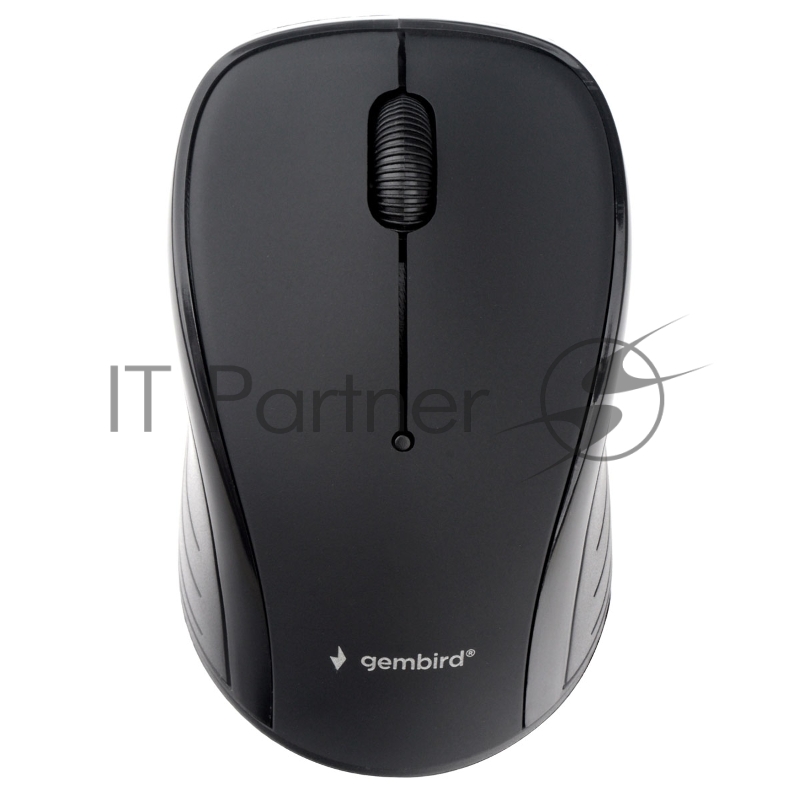 Мышь беспров. Gembird MUSW-280, 2.4ГГц, черный, 3 кнопки,1000DPI