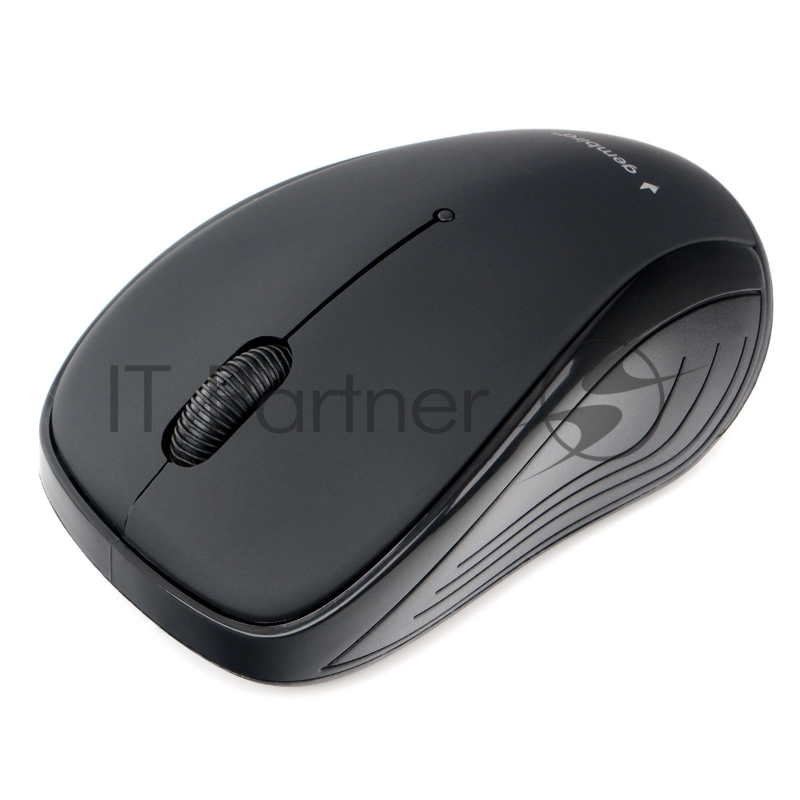 Мышь беспров. Gembird MUSW-280, 2.4ГГц, черный, 3 кнопки,1000DPI