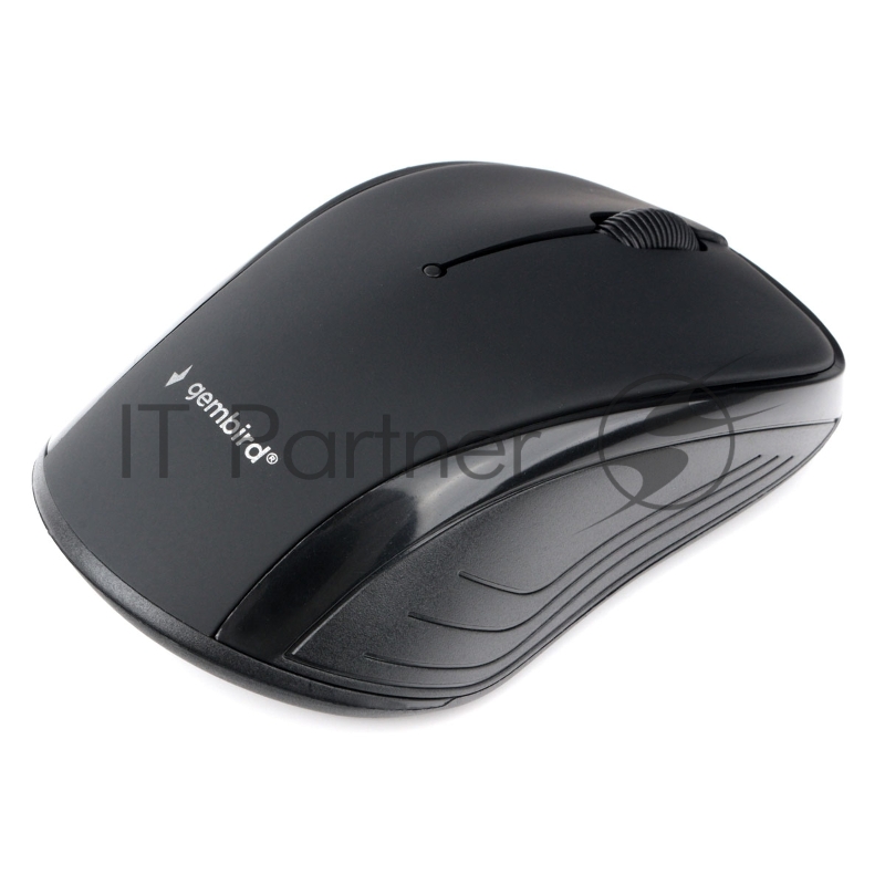 Мышь беспров. Gembird MUSW-280, 2.4ГГц, черный, 3 кнопки,1000DPI