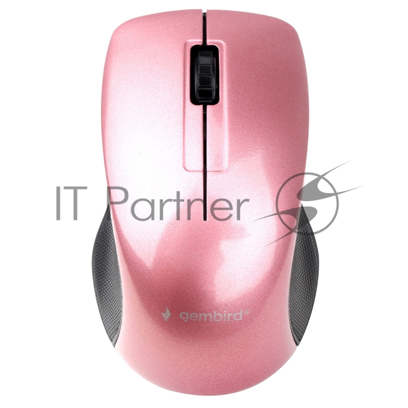 Мышь беспров. Gembird MUSW-370, 2.4ГГц, розовый, 3 кнопки,1000DPI