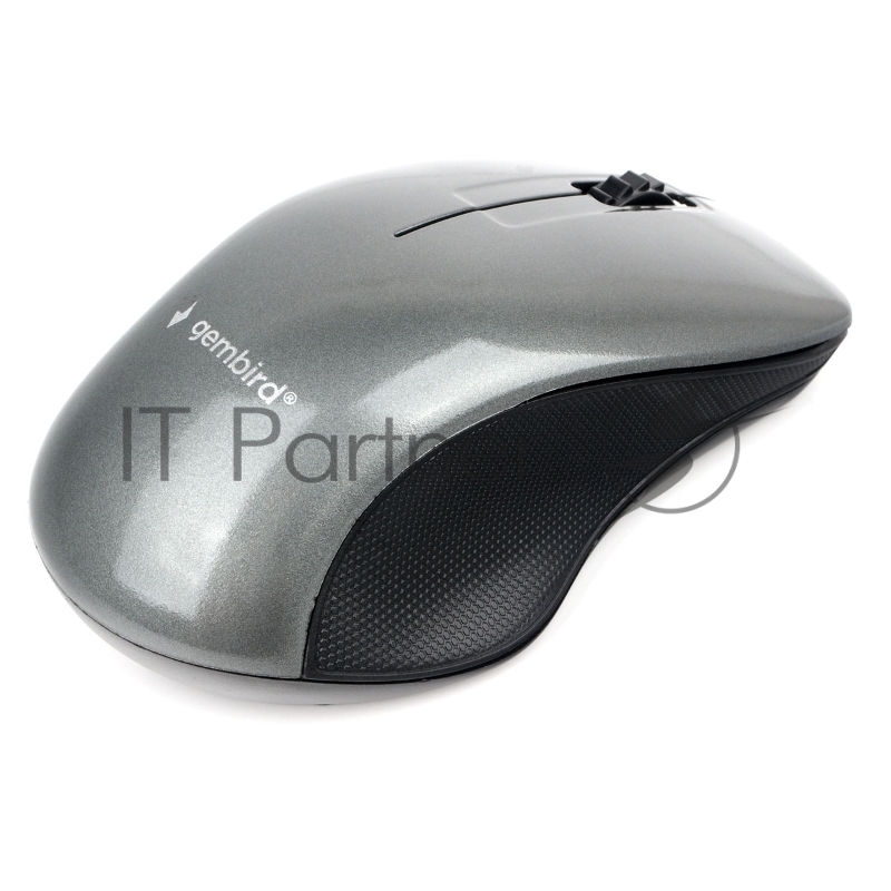 Мышь беспров. Gembird MUSW-375, 2.4ГГц, серый, 3 кнопки,1000DPI