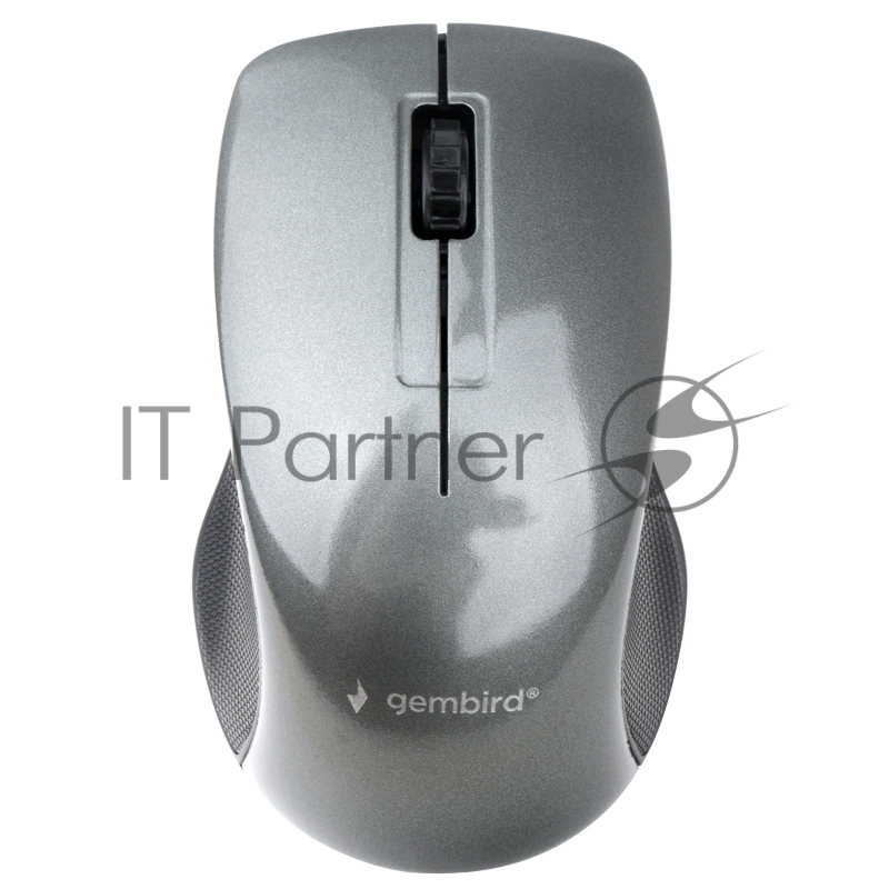 Мышь беспров. Gembird MUSW-375, 2.4ГГц, серый, 3 кнопки,1000DPI
