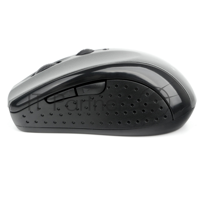 Мышь беспров. Gembird MUSW-430, 2,4 ГГц, серый глянец, 6 кнопок,1600DPI