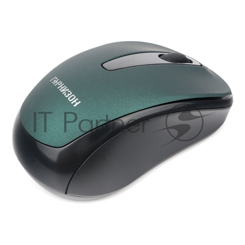 Мышь беспроводная Гарнизон GMW-450-2, зеленый, 1000 DPI, 2 кн.+ колесо-кнопка