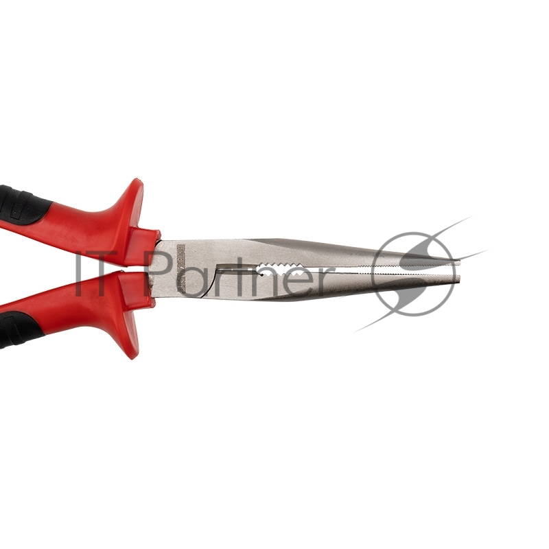 Тонкогубцы REXANT 200 мм никелированные, двухкомпонентные рукоятки