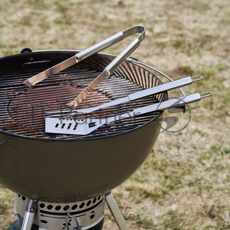 Набор щипцы, вилка и лопатка для гриля СОКОЛ Стандарт