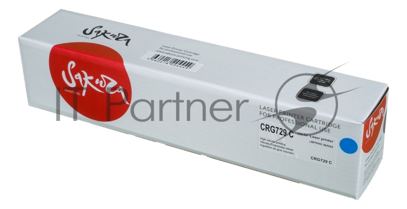 Картридж SAKURA CRG729C для CANON LBP 7010C/7018C, синий, 1000 к.