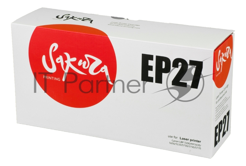 Картридж SAKURA EP27 для Canon LBP 3200/MF5630/5650/3110/5730/575 черный, 2500 к.