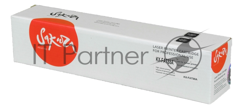 Картридж SAKURA KXFAT88A для Panasonic KX-FL403/ FL423/ FLC413/ FLC418, черный, 2000 к.