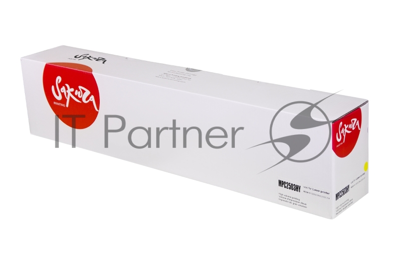 Тонер-туба SAKURA MPC2503HY (841926) для Ricoh Aficio MP C2003/ C2503/C2011, желтый, 9500 к.