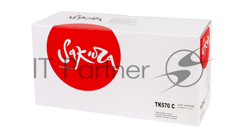 Картридж SAKURA TK570C для Kyocera Mita FS-C5400DN, ECOSYS P7035cdn, синий, 12 000 к.