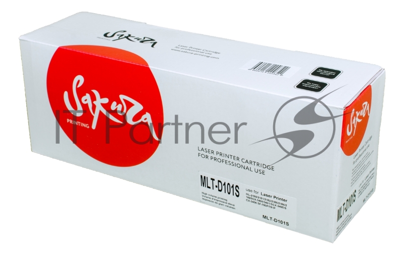 Картридж SAKURA MLTD101S для Samsung ML-2160/65/67/68/SCX-3400/05/0 черный, 1500 к.