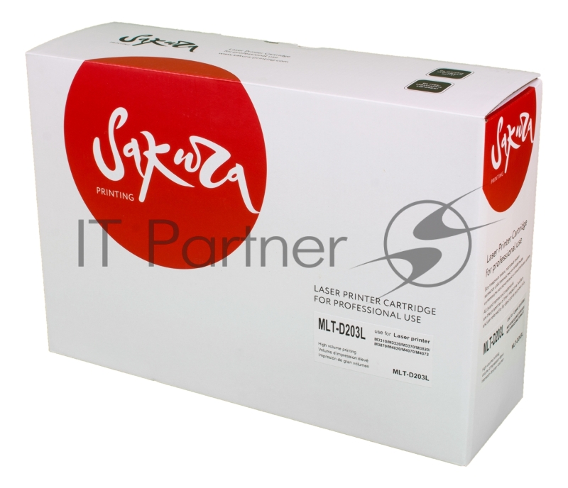 Картридж SAKURA MLTD203L для Samsung ProXpress SL-M3820/4020 Series, M3870/4070 Series, черный, 5000 к.