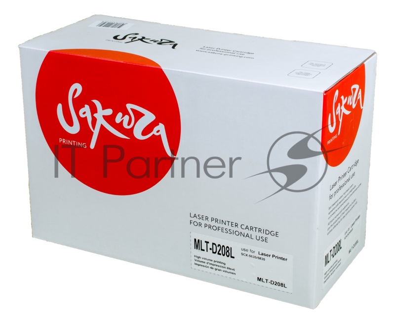 Картридж SAKURA MLTD208L для Samsung SCX-5635/5835, черный, 8000 к.