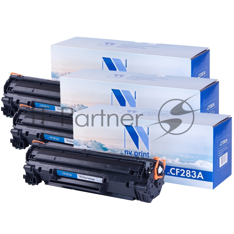 Картридж NVP совместимый NV-CF283A-SET3 для HP LaserJet Pro M201dw/ M201n/ M125r/ M125ra/ M225dn/ M225dw/ M225rdn/ M125rnw/ M127fn/ M127fw (1500k) (3 шт)