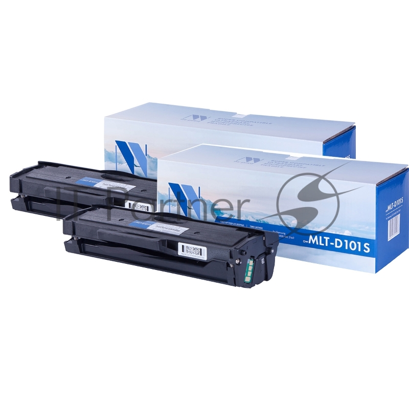 Картридж NVP совместимый NV-MLT-D101S-SET2 для Samsung ML 2160/ 2162/ 2165/ 2165W/ 2167/ 2168/ 2168W/ SCX 3400/ 3400F/ 3405/ 3405F/ 3405FW/ 3405W/ 3407/ SF 760P (1500k) (2 шт)