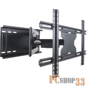 Кронштейн для телевизора Kromax GALACTIC-60 черный 32-90 макс.45кг настенный поворотно-выдвижной и