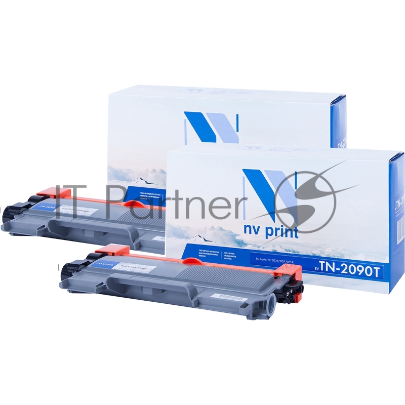 Картридж NVP совместимый NV-TN-2090T/TN-2275T UNIV-SET2 для Brother DCP-7057WR/ HL-2132R/ DCP-7060DR/ DCP-7065DNR/ DCP-7070DWR/ HL-2240/ HL-2240DR/ HL-2250DNR/ MFC-7360NR (2500k) (2 шт)