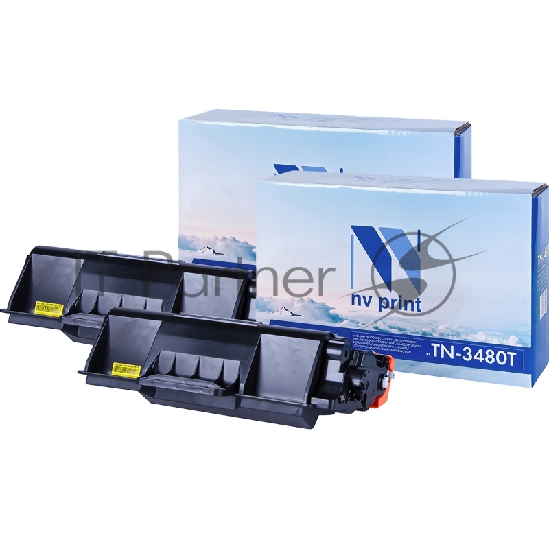 Картридж NVP совместимый NV-TN-3480T-SET2 для Brother DCP-L6600DW/ HL-L6400DWT/ HL-L6300DW/ MFC-L6800DW/ MFC-L6900DW/ DCP-L5500DN/ HL-L5000D/ HL-L5100DN/ HL-L5200DW/ MFC-L5700DN/ MFC-L5750DW (8000k) (2 шт)
