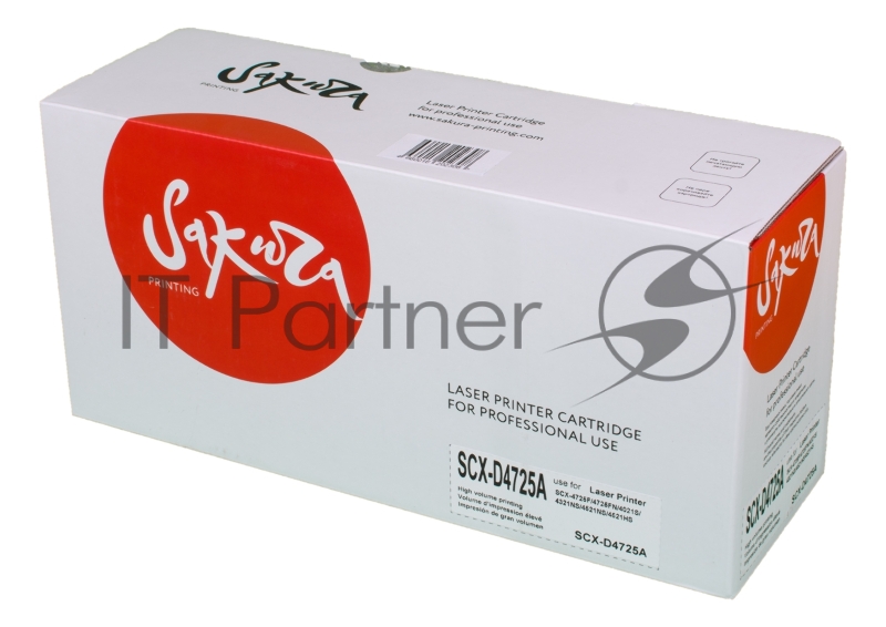 Картридж SAKURA SCX4725A для Samsung SCX-4725F/4725FN/4021S/4321NS/ черный, 3000 к.