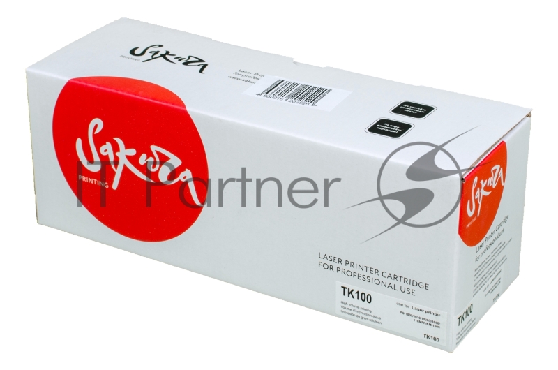 Картридж SAKURA TK100 для Kyocera Mita KM-1500/1820, черный, 7200 к.