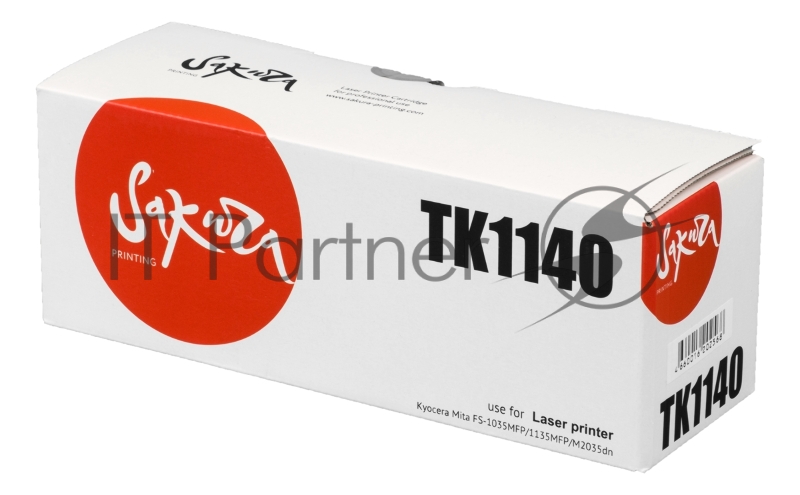 Картридж SAKURA TK1140 для Kyocera Mita FS-1035MFP/1135MFP/M2035dn, черный, 7200 к.