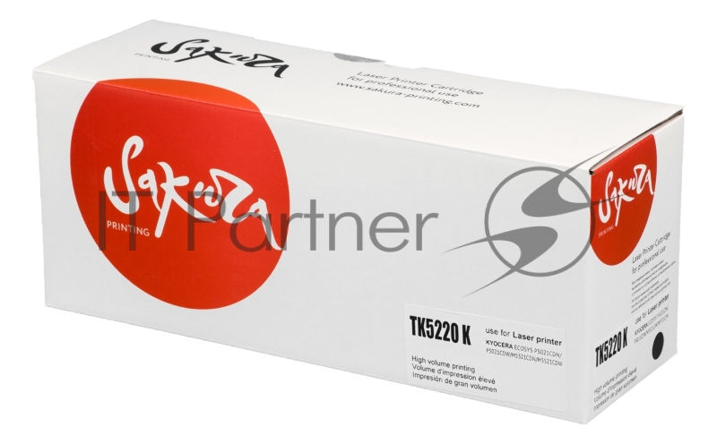 Картридж SAKURA TK5220K для Kyocera Mita ECOSYS p5020cdn/ p5021cdw/ m5221cdn/ m5521cdw, черный, 1 200 к.