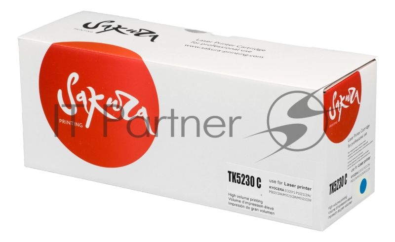 Картридж SAKURA TK5230C для Kyocera Mita ECOSYS p5021cdn/ p5021cdw/ p5221cdn/ p5521cdw, синий, 2 200 к.