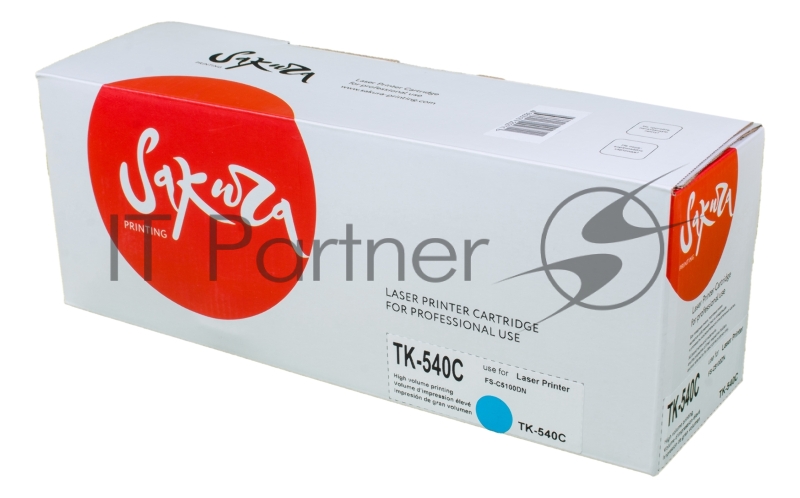 Картридж SAKURA TK540C для Kyocera Mita FS-C5100DN, синий, 4000 к.