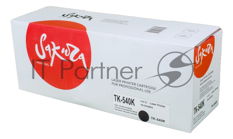 Картридж SAKURA TK540K для Kyocera Mita FS-C5100DN, черный, 5000 к.