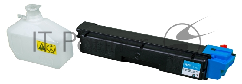 Картридж SAKURA TK590C для Kyocera Mita FS-C2026/C2126MFP, синий, 5000 к.