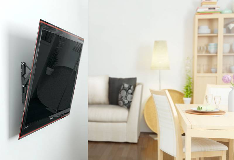 Кронштейн для телевизора Holder PTS-4011 металлик 37-65 макс.60кг настенный наклон