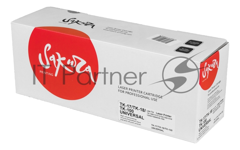 Картридж SAKURA TK17/TK18/TK100 для PRINTER FS-1000/1010/1010N/1050/1010+ PRINTER FS-1020D/1020N PRINTER FS-KM-150, черный, 7200 к.