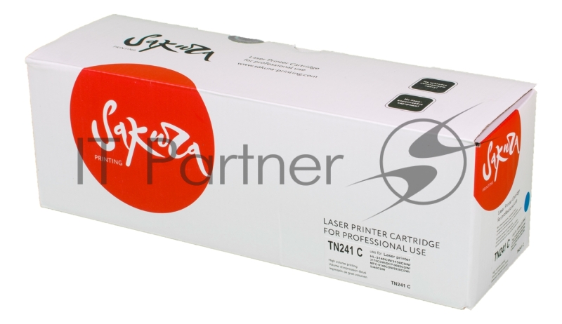 Картридж SAKURA TN241C для Brother HL-3140CW, HL-3150CDW, HL-3170CDW, DCP-9020CDW, MFC-9140CDN, MFC-9330CDW, MFC-9340CDW, синий, 1400
