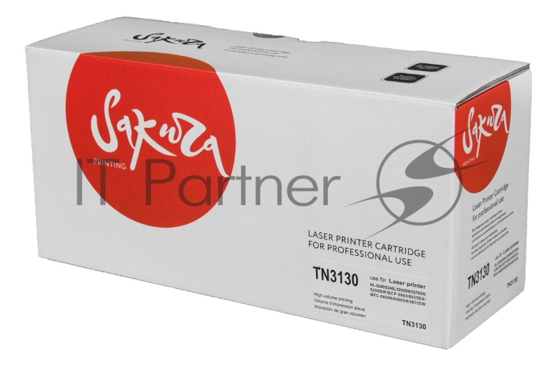 Картридж SAKURA TN3130 для Brother HL-5240, HL-5240L, HL-5250DN, HL-5270DN, HL-5280DW, DCP-8060, DCP-8065DN, MFC-8460N, MFC-8860DN, MFC-8870DW, черный 3500 к.