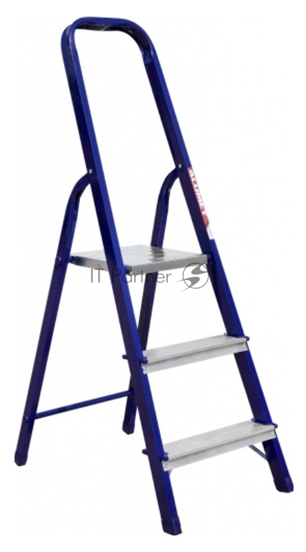 Стремянка Alumet М8303 сталь/алюминий 3ступ. H2.7м макс.нагр.:150кг