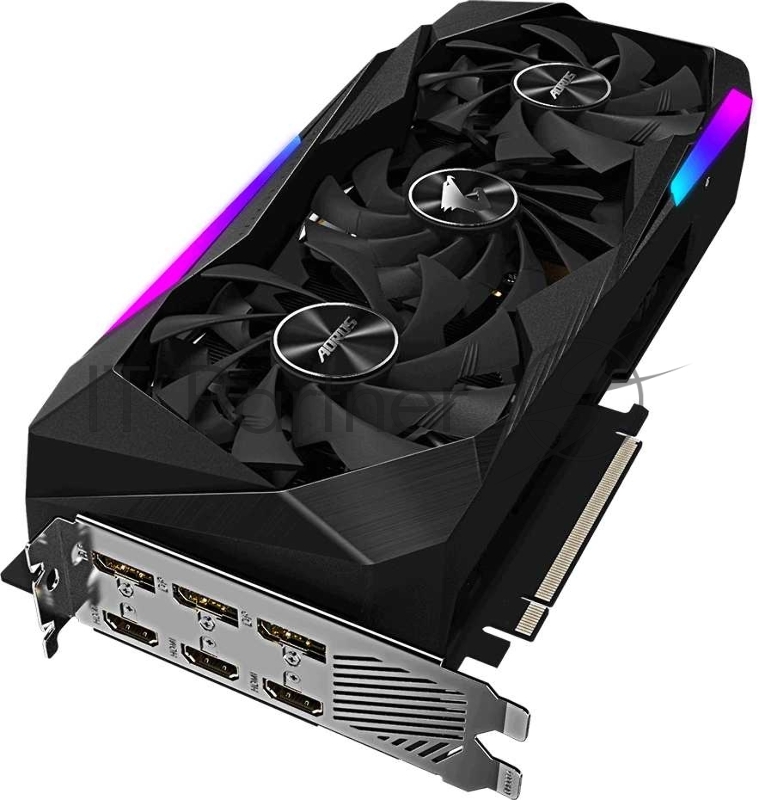 Видеокарта Gigabyte PCI-E nVidia GeForce RTX 3070 8Gb AORUS MASTER LHR RTL (GV-N3070AORUS M-8GD 2.0)