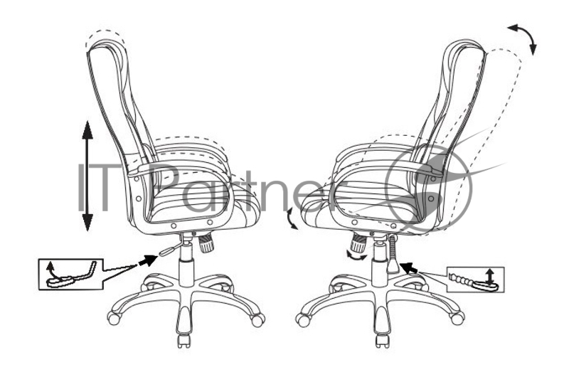 Кресло игровое Zombie 9 черный/салатовый искусст.кожа/ткань крестовина пластик