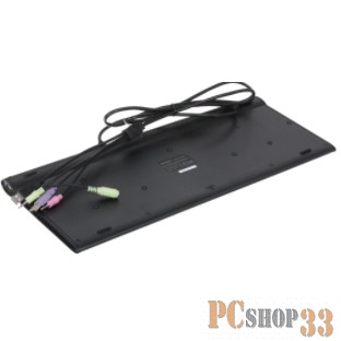 Клавиатура A4Tech KLS-7MUU серебристый/черный USB slim Multimedia