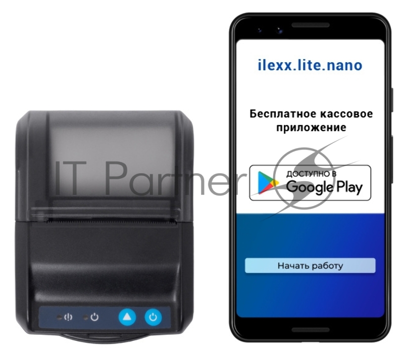 Онлайн-касса Штрих-М 162891 Штрих-Нано-Ф без адаптера черный