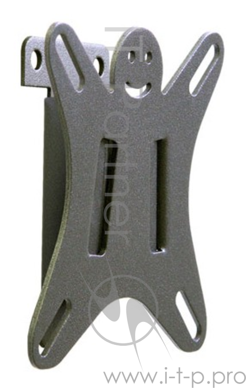 Кронштейн для телевизора Holder LCDS-5001 металлик 10-26 макс.25кг настенный фиксированный