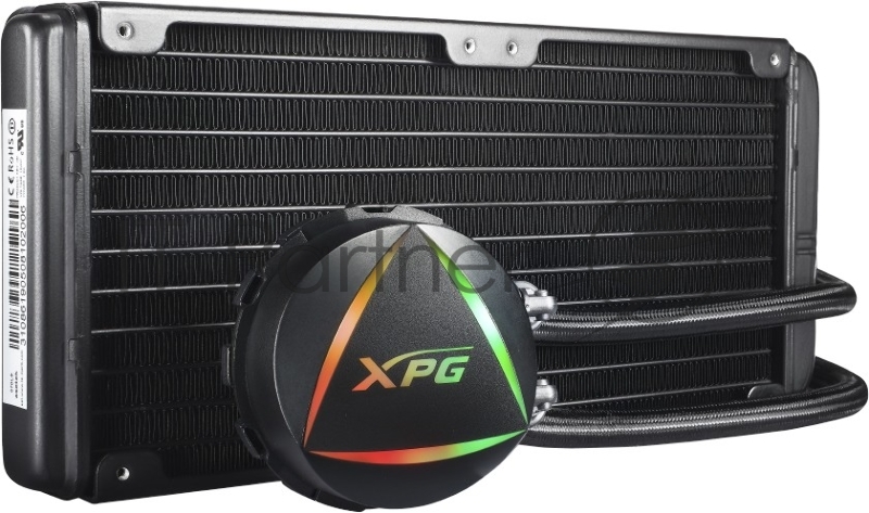 Система водяного охлаждения процессора Cooler XPG LEVANTE240-BLACKCOLOR (Intel: LGA 115x,1366, 2011, 2011-3, 2066, AMD: AM4, 120 mm вентилятор 2шт )