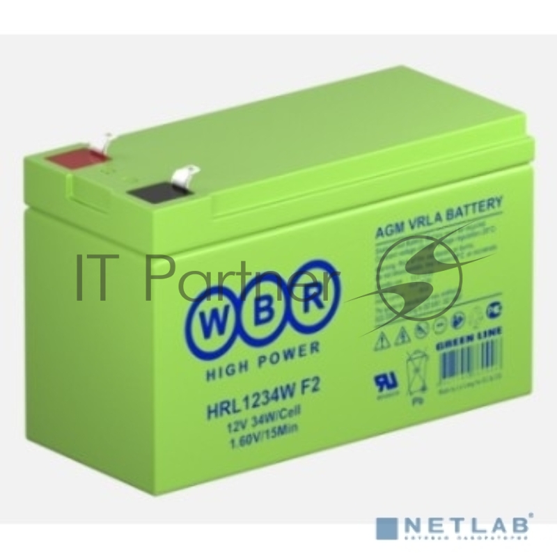 Аккумуляторная батарея WBR HRL 1234W 12V 8.5Ah