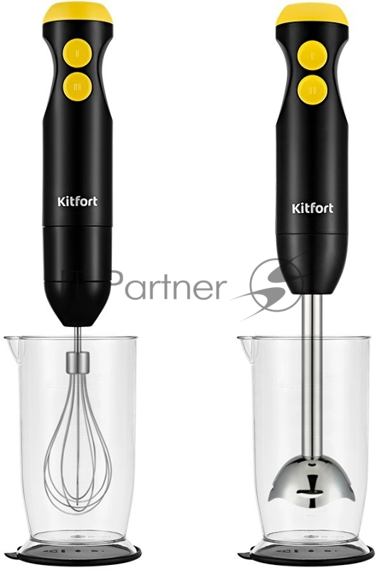 Блендер погружной Kitfort КТ-3041-5 черный/желтый
