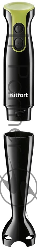 Блендер погружной Kitfort КТ-3040-2 черный/салатовый