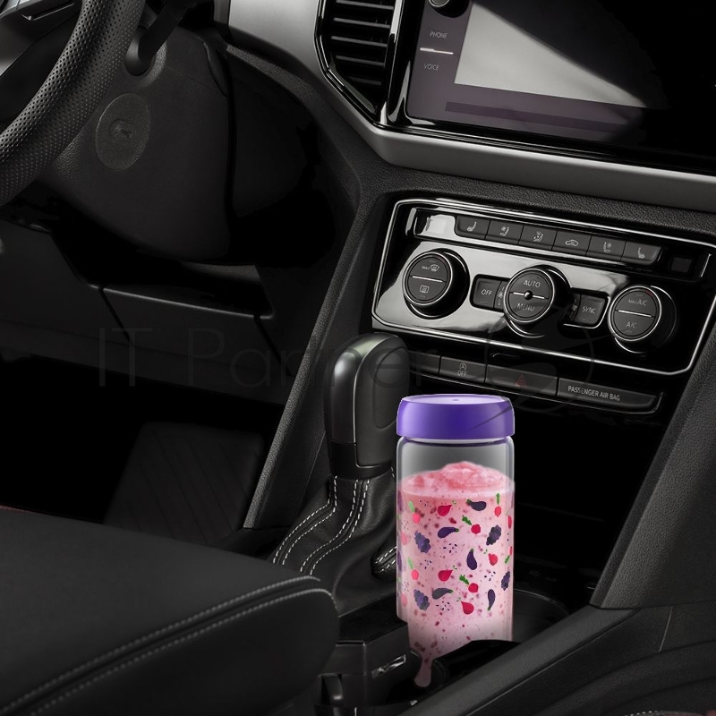 Блендер стационарный Kitfort КТ-3043-1 белый/фиолетовый