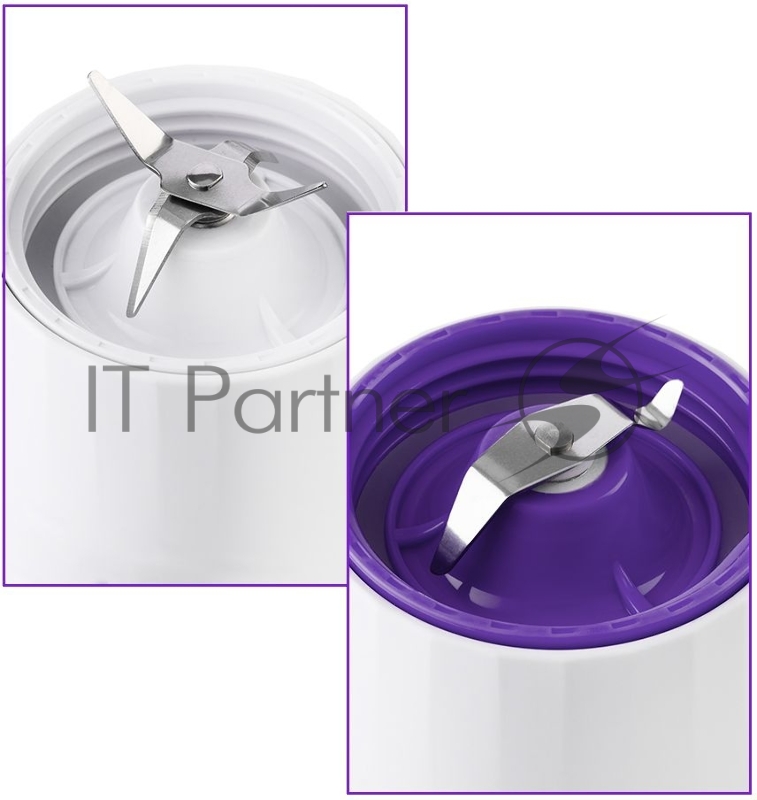 Блендер стационарный Kitfort КТ-3043-1 белый/фиолетовый