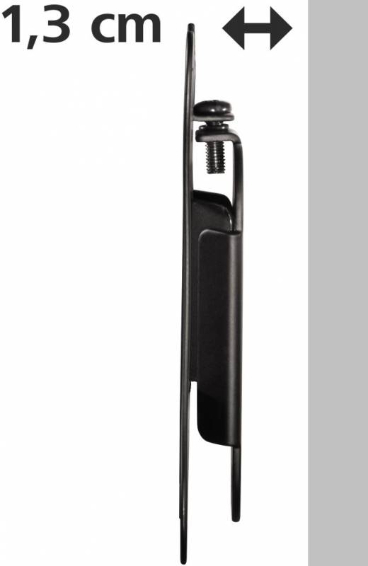 Кронштейн для телевизора Hama черный 10-26 макс.25кг настенный фиксированный