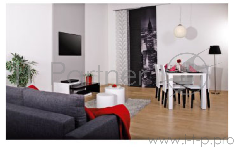 Кронштейн для телевизора Hama черный 10-47 макс.25кг настенный фиксированный